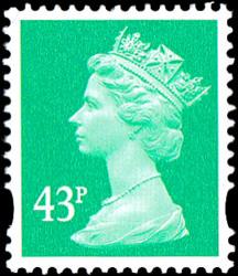 SG Y1718 43p emerald 2 band