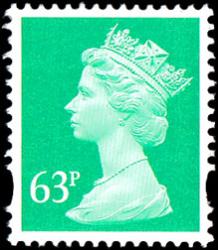 SG Y1732 63p emerald 2 band