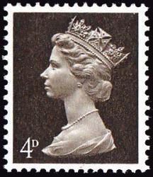 U13 (2) B 4d Deep Olive Brown, Centre Band, PVA, Head B (SG732)
