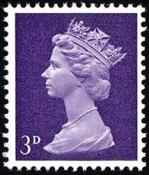 U9 (1) A 3d Violet, Centre Band, PVA, Head A (SG729v)