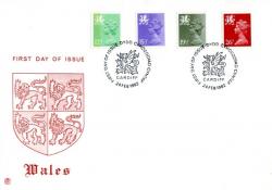 Wales 1982 24th February 12½p,15½p,19½p,26p Cardiff CDS
