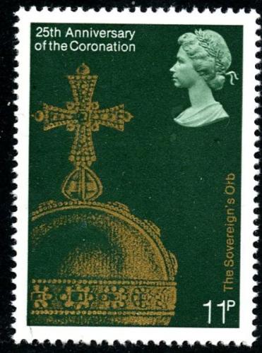 1978 Coronation Anniv 11p