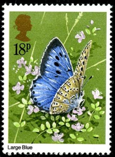 1981 Butterflies 18p