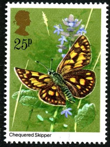 1981 Butterflies 25p
