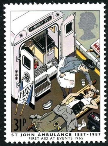 1987 St John Ambulance 31p