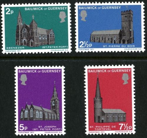 1971 Christmas, Guernsey Churches (2nd series)