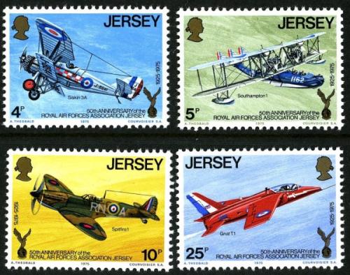 1975 50th Anniversary of Royal Air Forces Association Jersey Branch