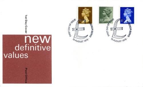 1979 15th August 11&frac12;p,13p,15p post office cover