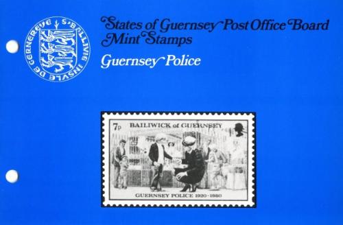 1980 Guernsey Police Force 60th Anniversary Pack