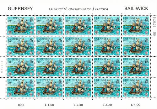 1982 20p Societe Stamp Sheet