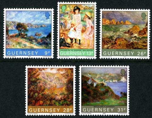 1983 Centenary of Renoir's Visit to Guernsey, Renoir Paintings