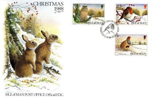 1988 Christmas Manx Birds