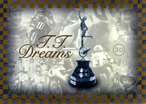 1998 TT Races Dreams Card with TT Race stamp on reverse