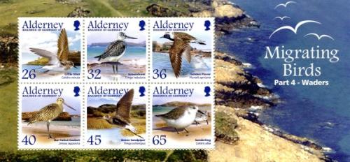 2005 Migrating Birds (4th series), Waders MS