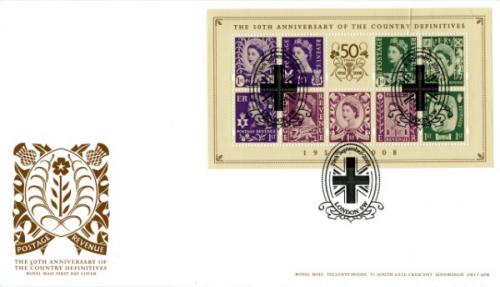 2008 29th September Country Definitive Miniature Sheet