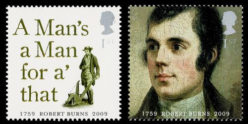 2009 Robert Burns 1st Class (Not in SG Cat.)