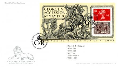 2010 George 5th Stamp Show (Addressed)