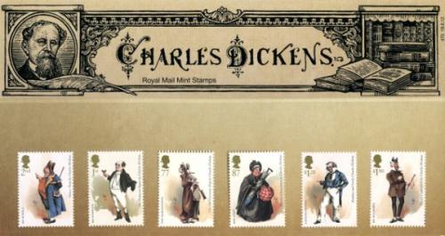 2012 Charles Dickens Pack containing Miniature Sheet