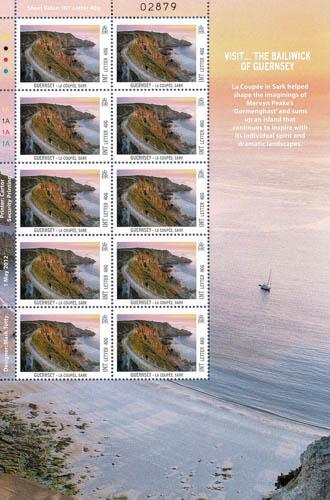 2012 International 40g Europa Visit Guernsey Stamp Sheet