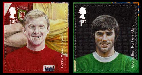 2013 Football Hereos Self-adhesive 2 Values (SG3475-3476)