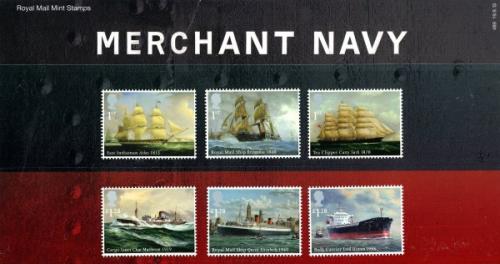 2013 Merchant Navy Pack containing Miniature Sheet
