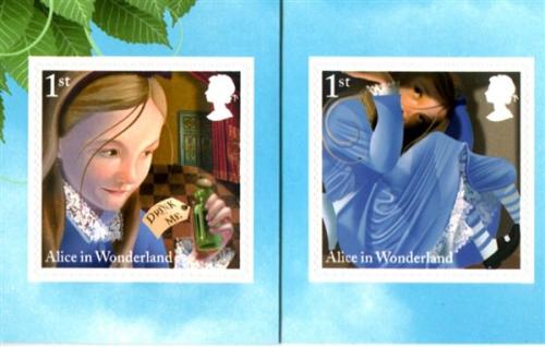 2015 Alice in Wonderland Self-adhesive 2 Values (SG3668-3669)