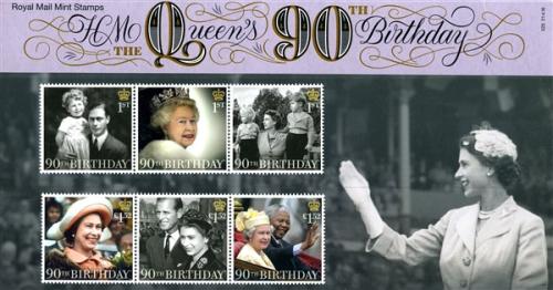 2016 Queen Elizabeth II's 90th Birthday Pack