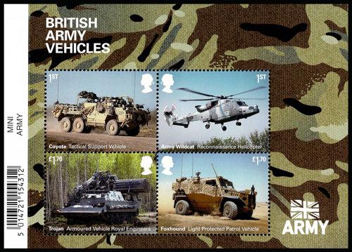2021 British Army Vehicles with Barcode MS