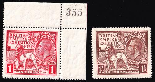 430-431 SG430-431 1924 British Empire Exhibition - Unmounted Mint