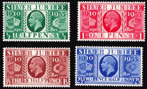 453-456 SG453-456 1935 Silver Jubilee - Unmounted Mint
