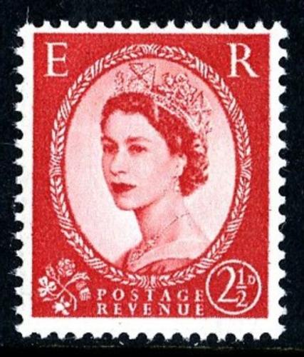 SG 574f 2½d type1 red