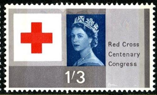 1963 Red Cross 1s 3d phos