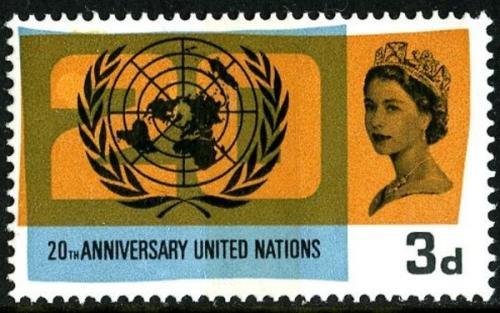 1965 United Nations 3d phos