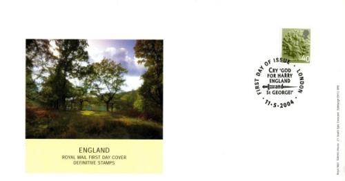 England 2004 11th May royal mail cover