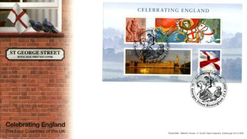 England 2007 23rd April Celebrating England  royal mail cover