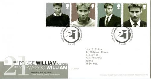 2003 Prince William's 21st Birthday (Addressed)