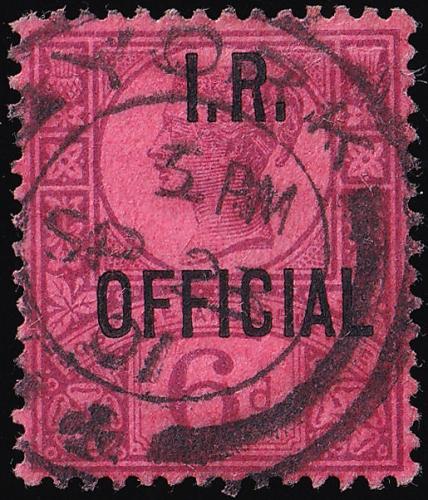 O18 6d Purple/Rose-Red - Fine Used (Cat. £80) - (Spec: L15) (Scott: O17)