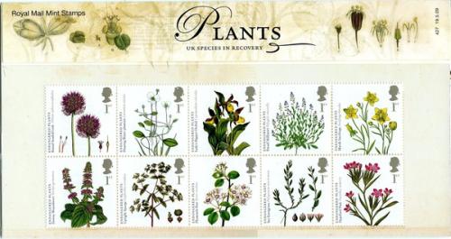 2009 Action for Species (3rd series), Plants Pack