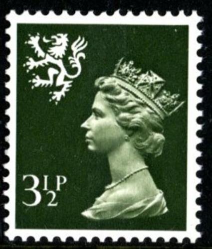 SG S18 3½p centre band