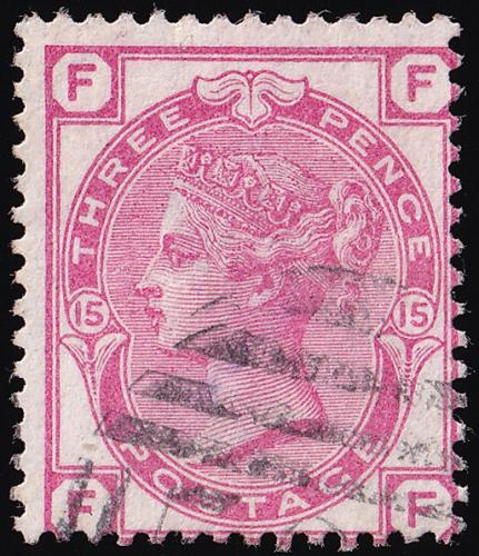 SG143 3d Rose - Fine Used (Cat. £40) - (Spec: J36/44) (Scott: 61)