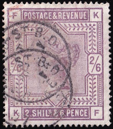 SG178 2s6d Lilac - Good Used (Cat. £100) - (Spec: K10, i) (Scott: 96)
