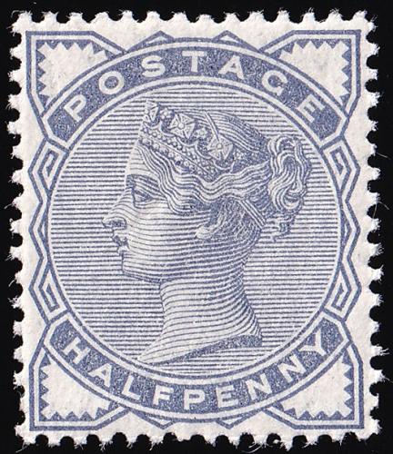 SG187 ½d Slate-Blue - Unmounted Mint (Cat. £20) - (Spec: K2) (Scott: 98)
