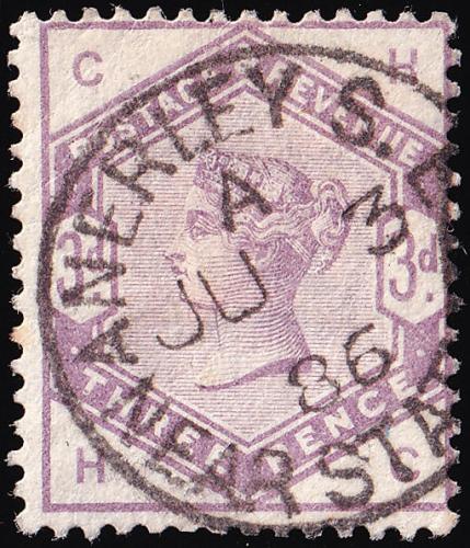 SG191 3d Lilac - Fine Used (Cat. £50) - (Spec: K21) (Scott: 102)