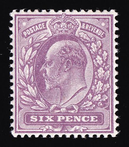 SG295 6d Royal Purple - Unmounted Mint (Cat. £130) - (Spec: M33, i)