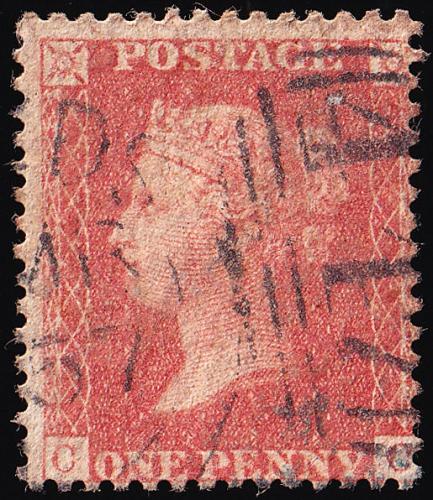 SG30 1d Brick-Red (Die II) - Fine Used (Cat. £35) - (Spec: C8, ii)