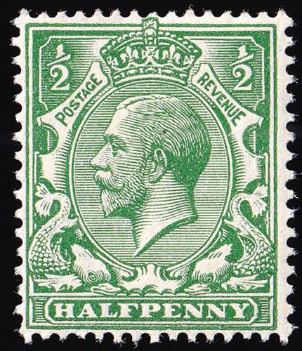 SG356 ½d Blue-Green - Unmounted Mint (Cat. £60) - (Spec: N14, xiv)