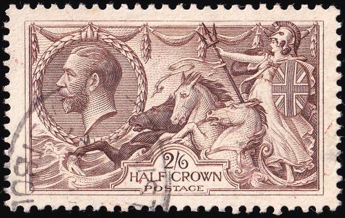 SG413A 2/6d Olive-Brown - Fine Used (Cat. £75) - (Spec: N65, i) (Scott: 179)