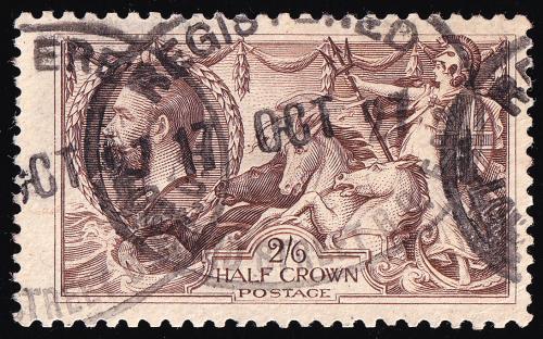 SG413a 2/6d Olive-Brown - Good Used (Cat. £75) - (Spec: N65, i) (Scott: 179)