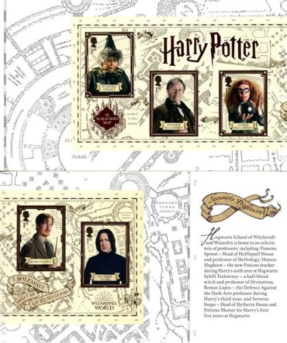 SG4164a  2018 Harry Potter Split MS 2 x panes