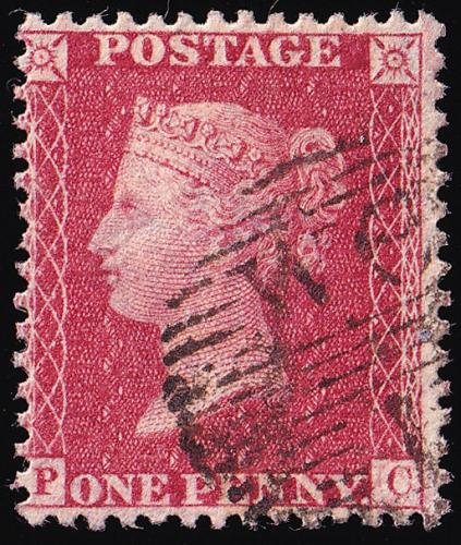 SG41 1d Deep Rose-Red - Fine Used (Cat. £10) - (Spec: C10, v)
